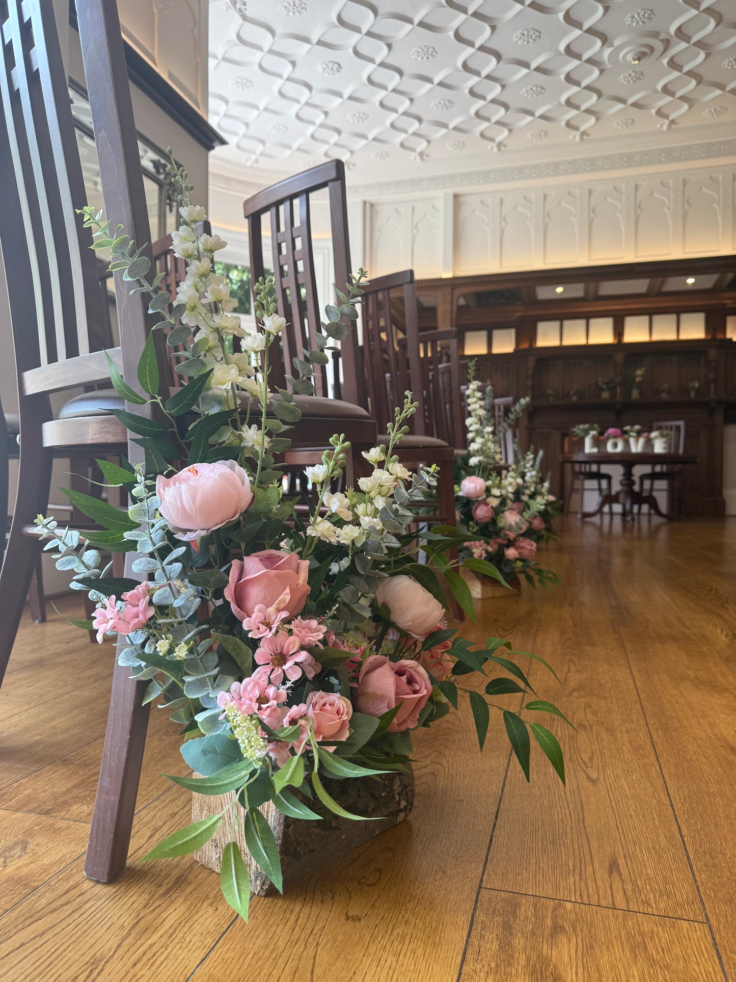 Pink Dream - Aisle & Stair displays (TO HIRE)