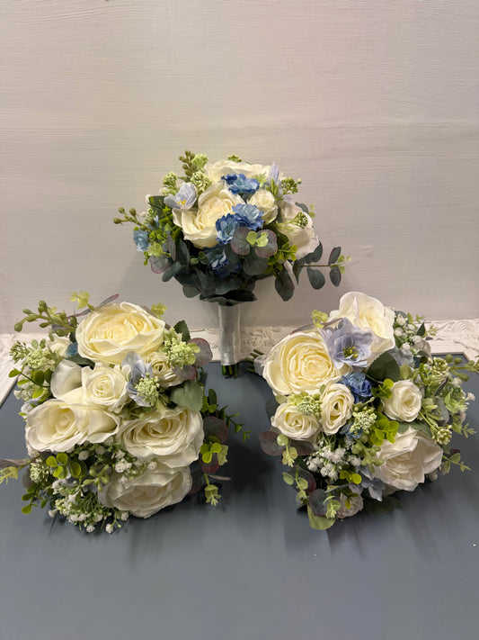 Something Blue - Bridesmaid Bouquet (YOURS TO KEEP)